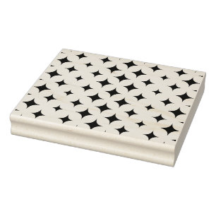 geometric stars art stamp