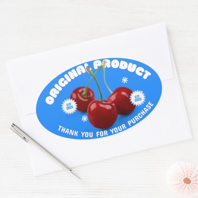  geometric sticker, pink green sticker, modern pat oval sticker (Envelope)