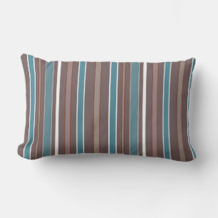 Geometric Stripes with any Colour Lumbar Cushion