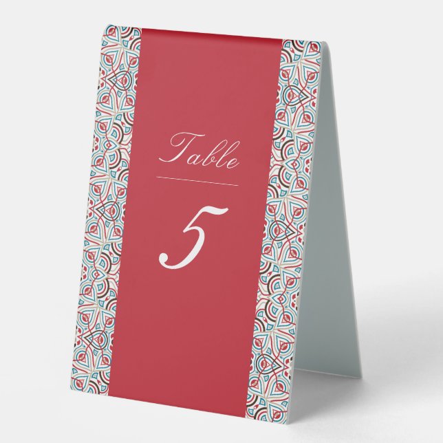 Geometric Style Sparkles Copper Metallic Wedding (Front)