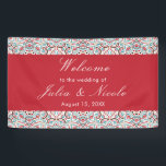 Geometric Style Sparkles Copper Metallic Wedding Banner<br><div class="desc">Beautiful Invitation to celebrate Special occasions and festivals comes with digital and E-invitation as per your request. We would love to replicate our designs to make multiple products like rsvp cards, labels envelopes, and more. Customisation is available for ready to print on request at info@shamaurcreatif@gmail.com. Look Forward to hearing from...</div>