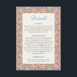 Geometric Style Sparkles Copper Metallic Wedding Enclosure Card<br><div class="desc">Beautiful Invitation to celebrate Special occasions and festivals comes with digital and E-invitation as per your request. We would love to replicate our designs to make multiple products like rsvp cards, labels envelopes, and more. Customisation is available for ready to print on request at info@shamaurcreatif@gmail.com. Look Forward to hearing from...</div>