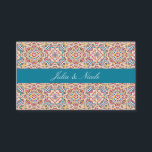 Geometric Style Sparkles Copper Metallic Wedding Place Card<br><div class="desc">Beautiful Invitation to celebrate Special occasions and festivals comes with digital and E-invitation as per your request. We would love to replicate our designs to make multiple products like rsvp cards, labels envelopes, and more. Customisation is available for ready to print on request at info@shamaurcreatif@gmail.com. Look Forward to hearing from...</div>