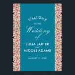 Geometric Style Sparkles Copper Metallic Wedding Poster<br><div class="desc">Beautiful Invitation to celebrate Special occasions and festivals comes with digital and E-invitation as per your request. We would love to replicate our designs to make multiple products like rsvp cards, labels envelopes, and more. Customisation is available for ready to print on request at info@shamaurcreatif@gmail.com Look Forward to hearing from...</div>