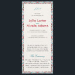 Geometric Style Sparkles Copper Metallic Wedding Programme<br><div class="desc">Beautiful Invitation to celebrate Special occasions and festivals comes with digital and E-invitation as per your request. We would love to replicate our designs to make multiple products like rsvp cards, labels envelopes, and more. Customisation is available for ready to print on request at info@shamaurcreatif@gmail.com. Look Forward to hearing from...</div>