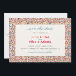 Geometric Style Sparkles Copper Metallic Wedding Save The Date<br><div class="desc">Beautiful Invitation to celebrate Special occasions and festivals comes with digital and E-invitation as per your request. We would love to replicate our designs to make multiple products like rsvp cards, labels envelopes, and more. Customisation is available for ready to print on request at info@shamaurcreatif@gmail.com. Look Forward to hearing from...</div>