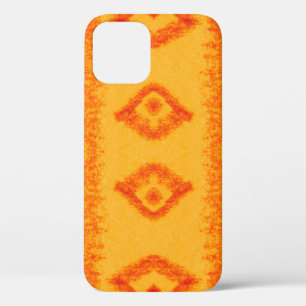Geometric Stylish Blue and Green Ethinc Pattern De iPhone 12 Case