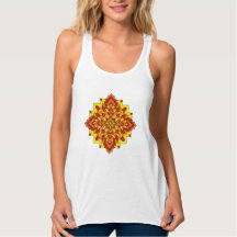 Geometric Sun Colored Mandala #7