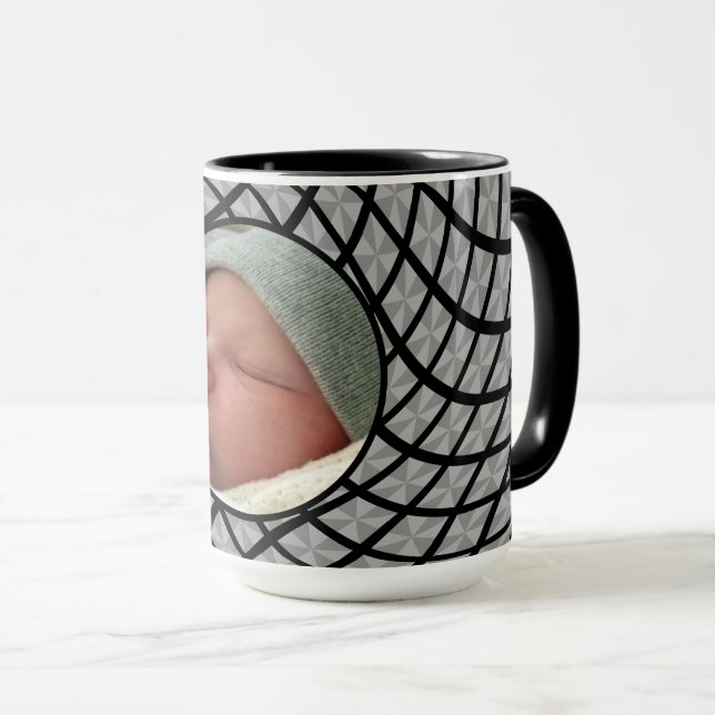 Geometric Swirl Mug (Front Right)