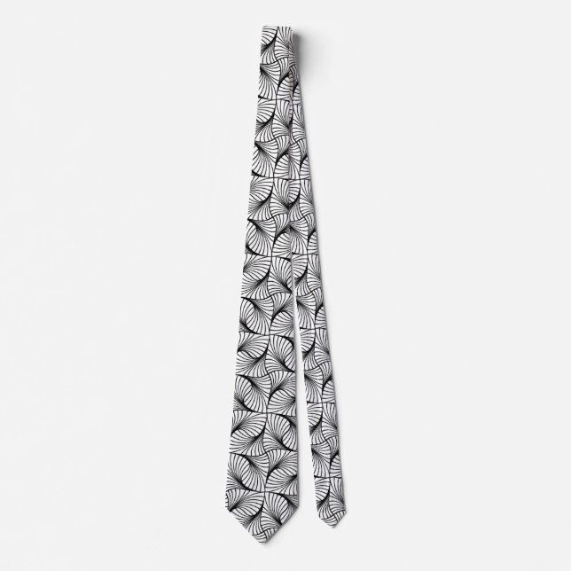 geometric swirl tie (Front)