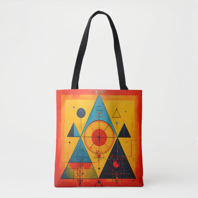 Geometric Symbols Abstract #01 Tote Bag (Front)