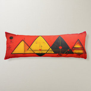 Geometric Symbols Abstract #03. Body Cushion