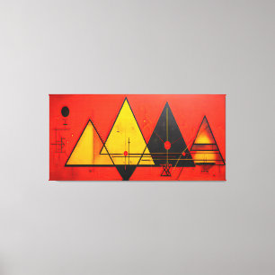 Geometric Symbols Abstract #03.  Canvas Print