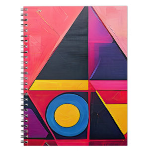 Geometric Symbols Abstract #04. Notebook