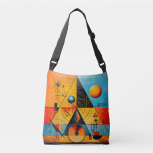 Geometric Symbols Abstract #07 Crossbody Bag