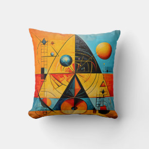 Geometric Symbols Abstract #07 Cushion