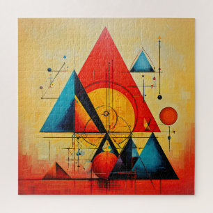 Geometric Symbols Abstract #08 Jigsaw Puzzle