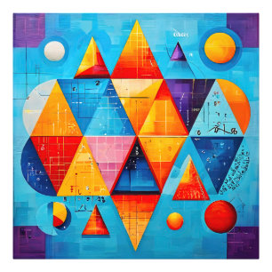 Geometric Symbols Abstract #09 Photo Print