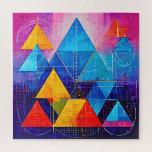 Geometric Symbols Abstract #10 Jigsaw Puzzle
