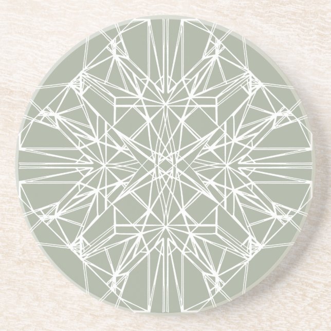 Geometric Symmetry Coaster (Front)