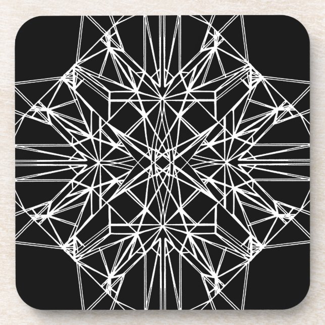 Geometric Symmetry Coaster (Front)