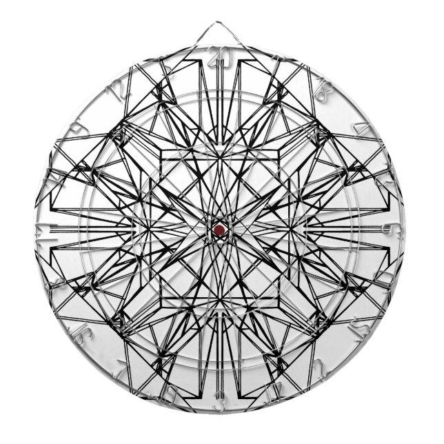 geometric symmetry dartboard (Front)