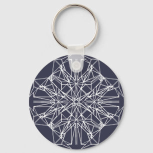 Geometric Symmetry Key Ring