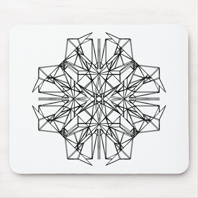 geometric symmetry mouse mat (Front)