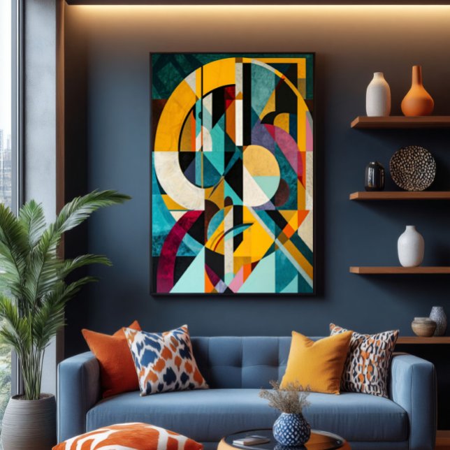 Geometric Symphony Canvas Print (Creator Uploaded)