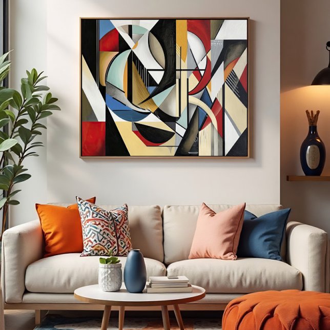 Geometric Symphony perfect harmony Poster (Creator Uploaded)