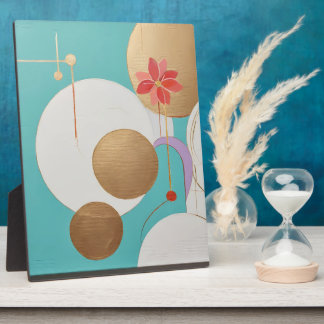 Geometric Symphony Plaque