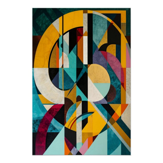 Geometric Symphony Poster (Front)