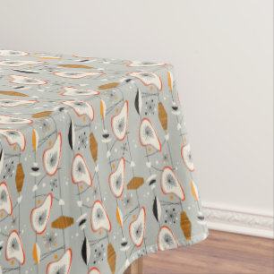 Geometric Teal & Blue Pattern Tablecloth