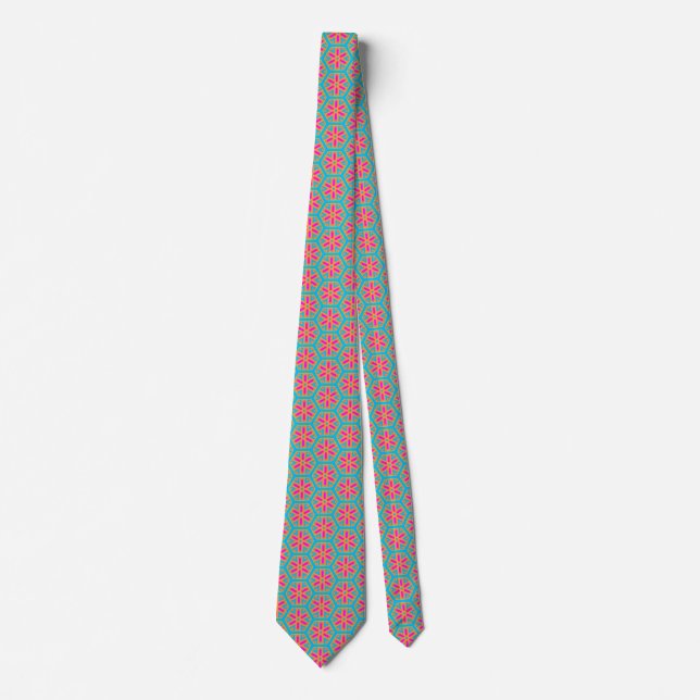 Geometric Terrazzo Pattern Tie (Front)