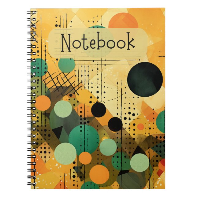 Geometric Theme Notebook (Front)