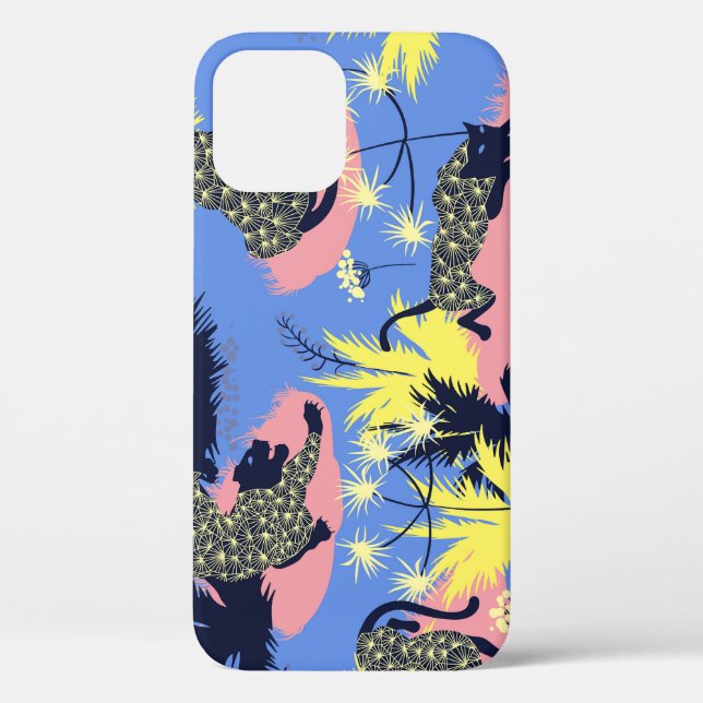 Geometric tiger, leopard: children's pattern. Case-Mate iPhone case (Back)