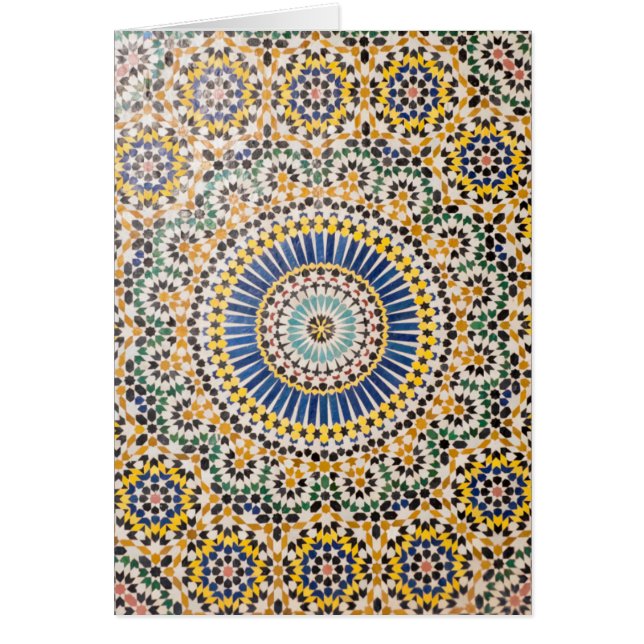 Geometric tile pattern, Morocco (Front)