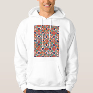 Geometric tiles: ethnic vintage background. hoodie