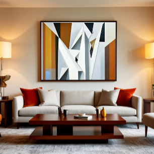 Geometric Tone Canvas Print