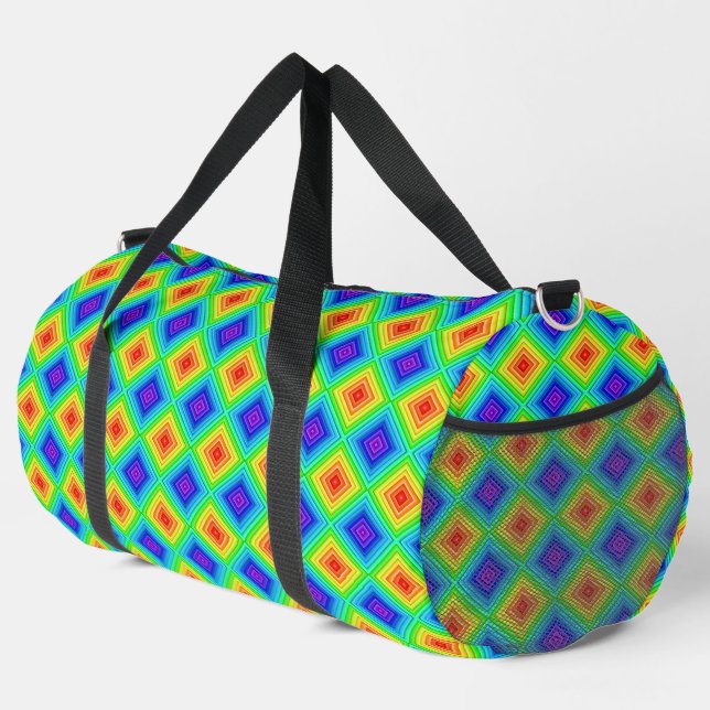 Geometric Topography - Duffel Bag (Right Corner)