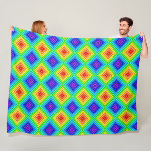 Geometric Topography - Fleece Blanket