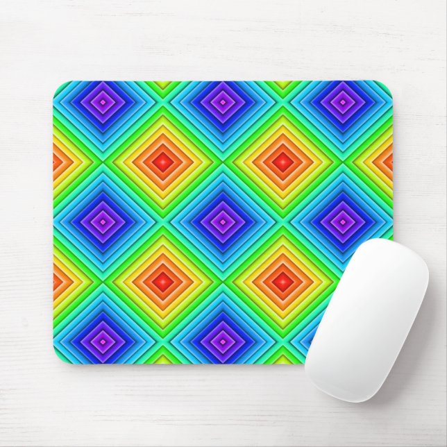 Geometric Topography - Mouse Pad (With Mouse)