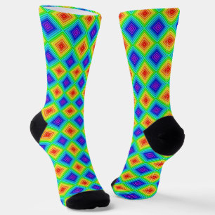 Geometric Topography - Premium Socks