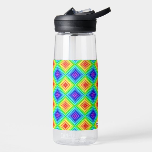 Geometric Topography - Water Bottle (Left)