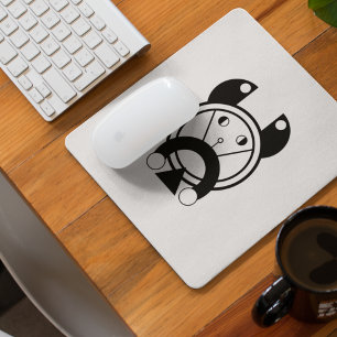 Geometric Tora Tiger Zodiac Mouse Mat
