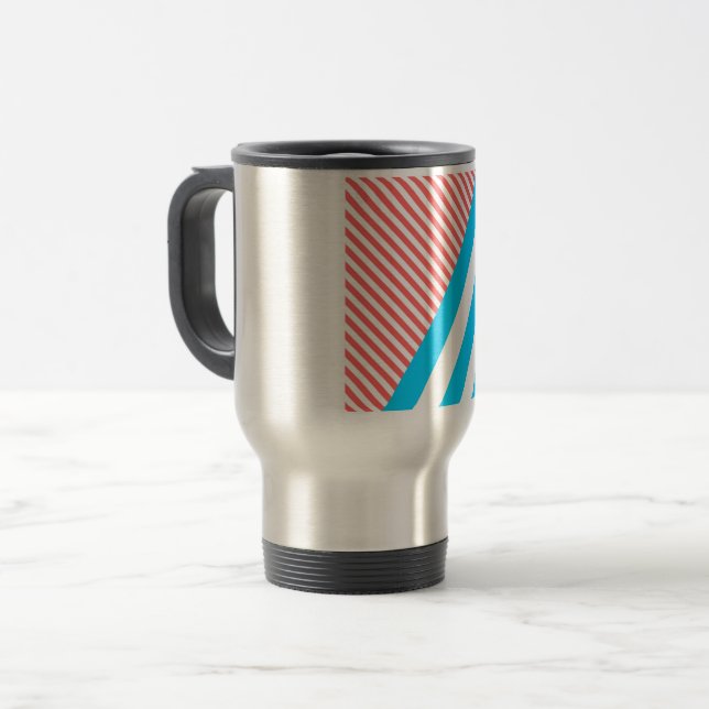 Geometric Travel Mug (Front Left)