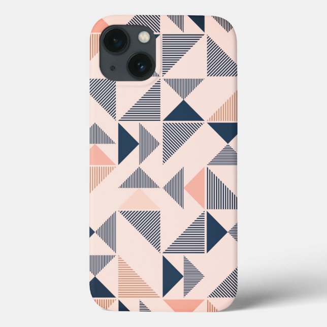 Geometric, Triangle, Modern Case-Mate iPhone Case (Back)