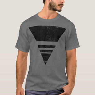 Geometric Triangle Sliced Shapes Geometry Art Dist T-Shirt