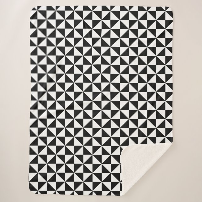 geometric triangles blanket (Front)