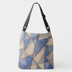 Geometric Triangles Crossbody Bag